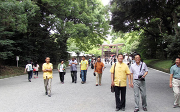 中建堪舆研究院专家团考察日本明治神宫,风水专家,风水考察