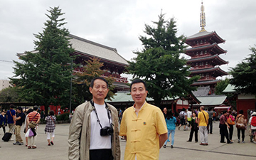 中建堪舆研究院专家团考察日本浅草寺,风水专家,风水考察